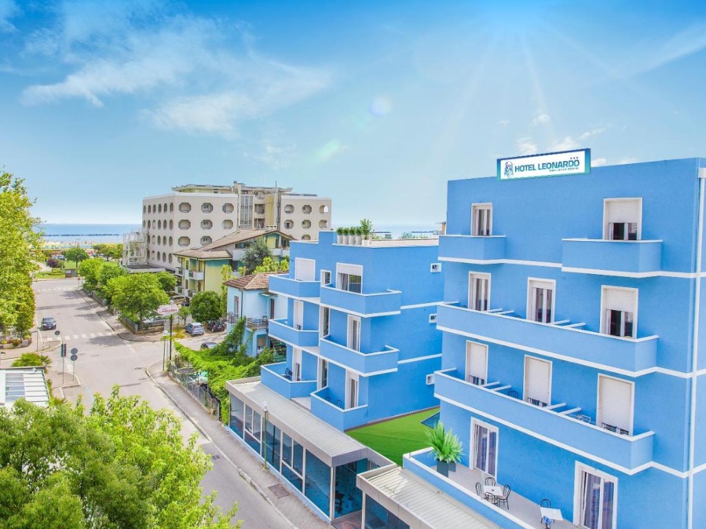 posizione leonardo family hotel cesenatico