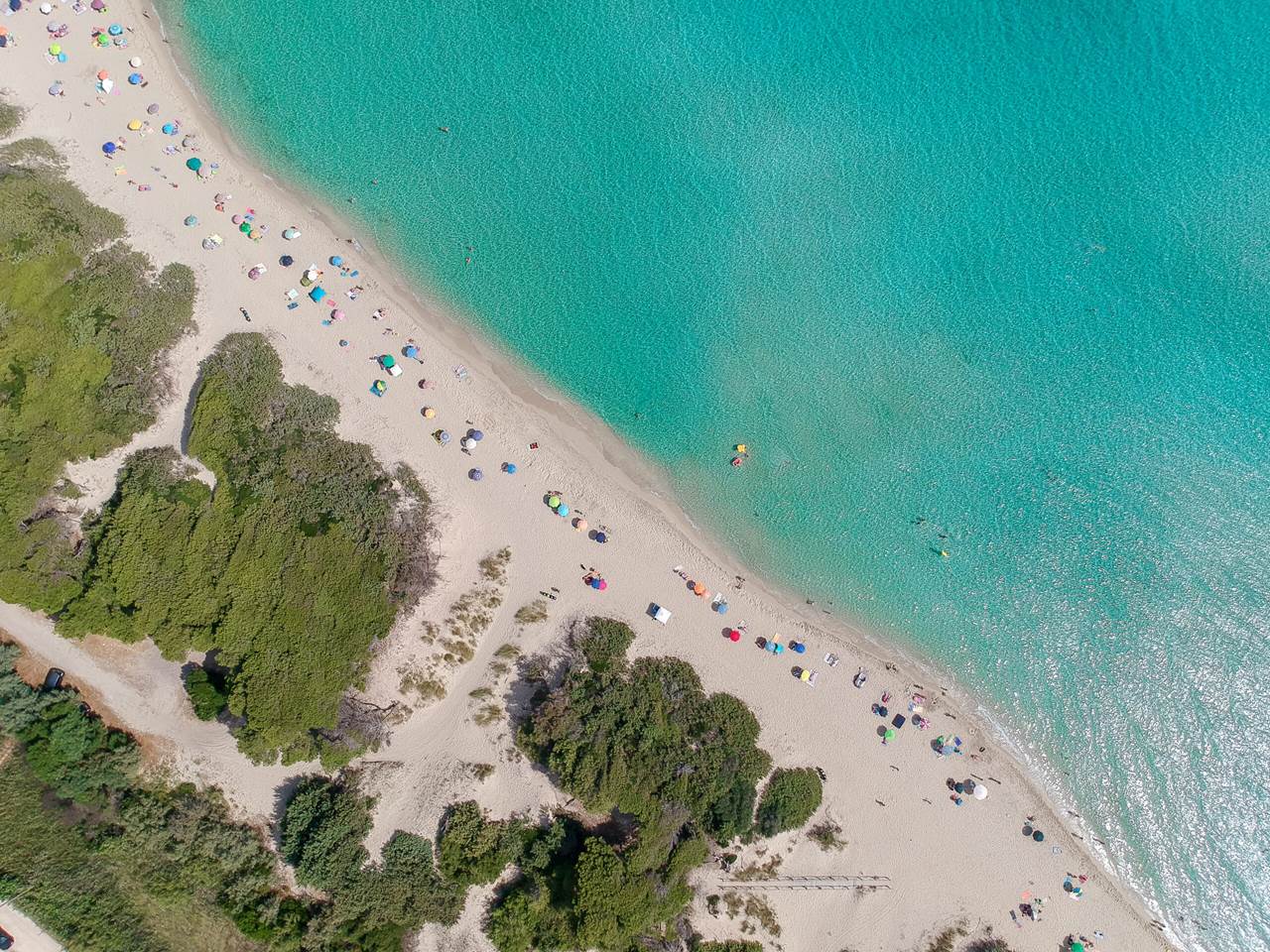 villaggio punta grossa vista aerea spiaggia