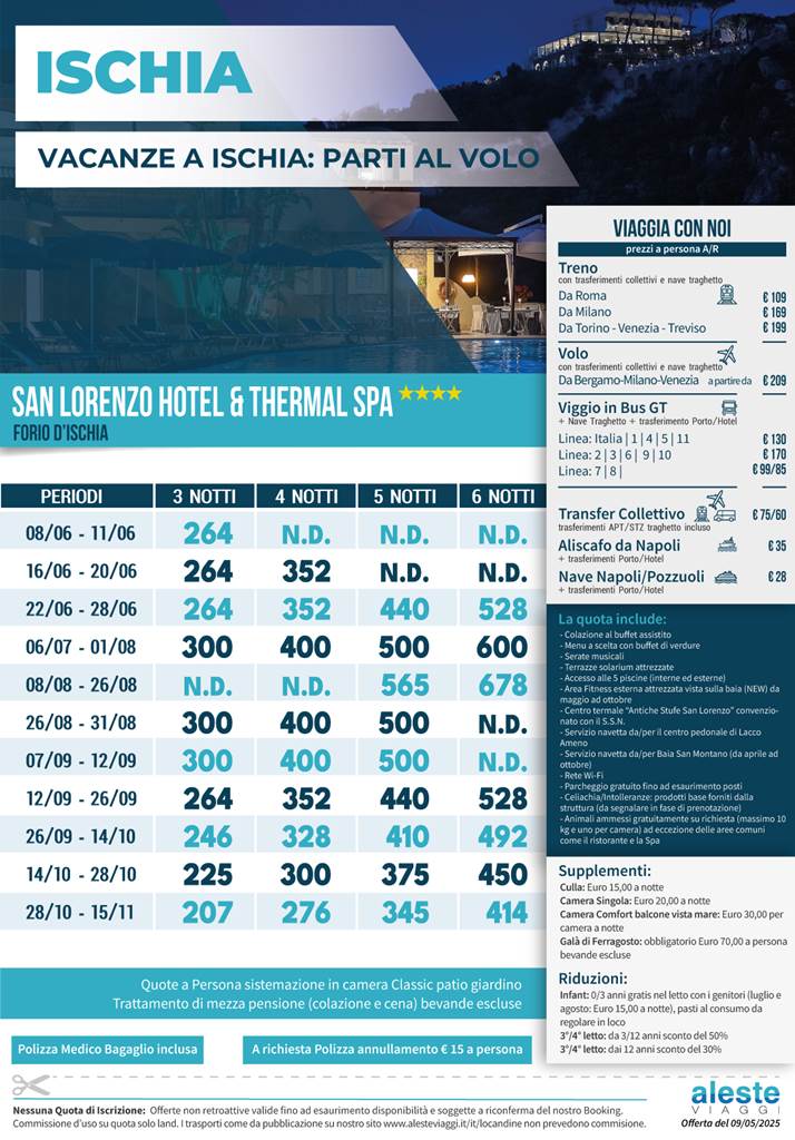 san lorenzo hotel thermal spa 3 6 notti 2025