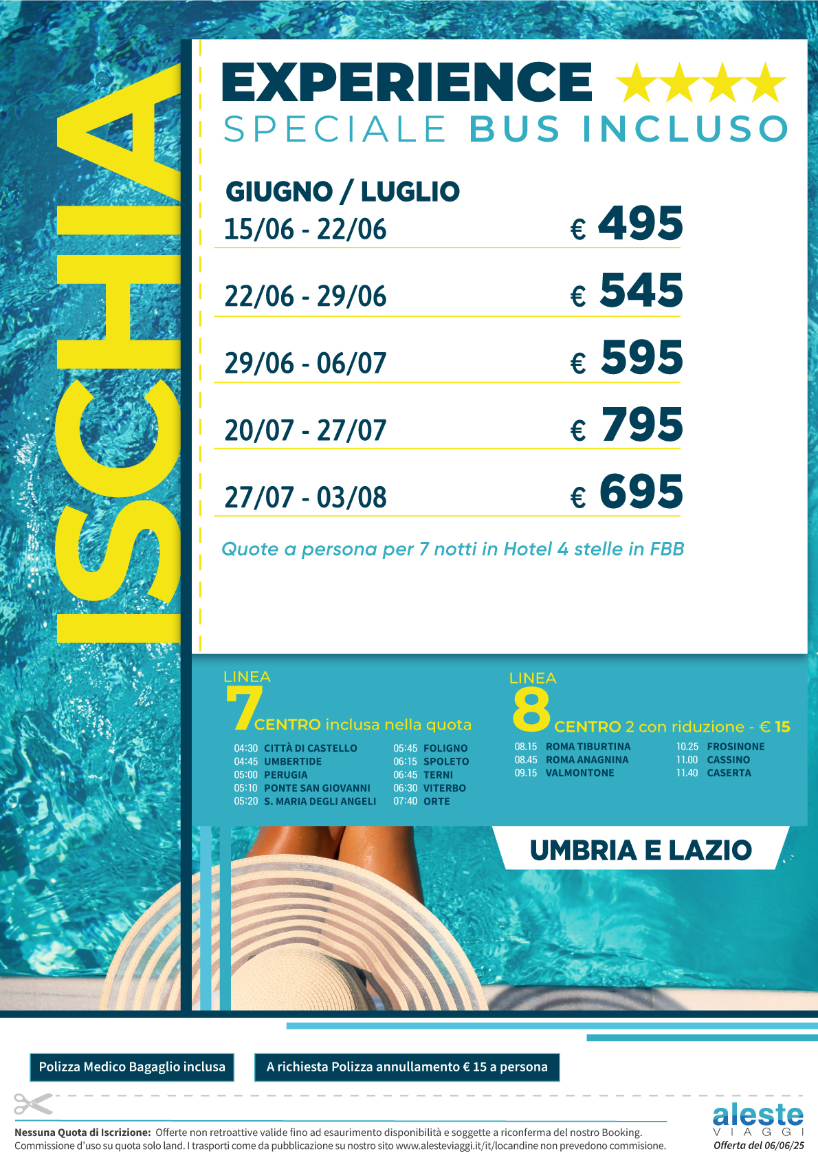 exp4s bus umbria lazio giugno luglio 2025