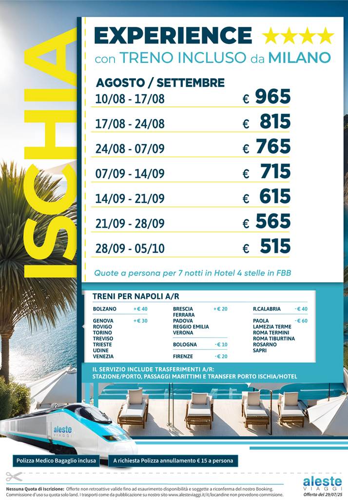 2025 treno exp4s agosto settembre