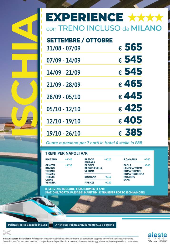 2025 treno exp4s settembre ottobre