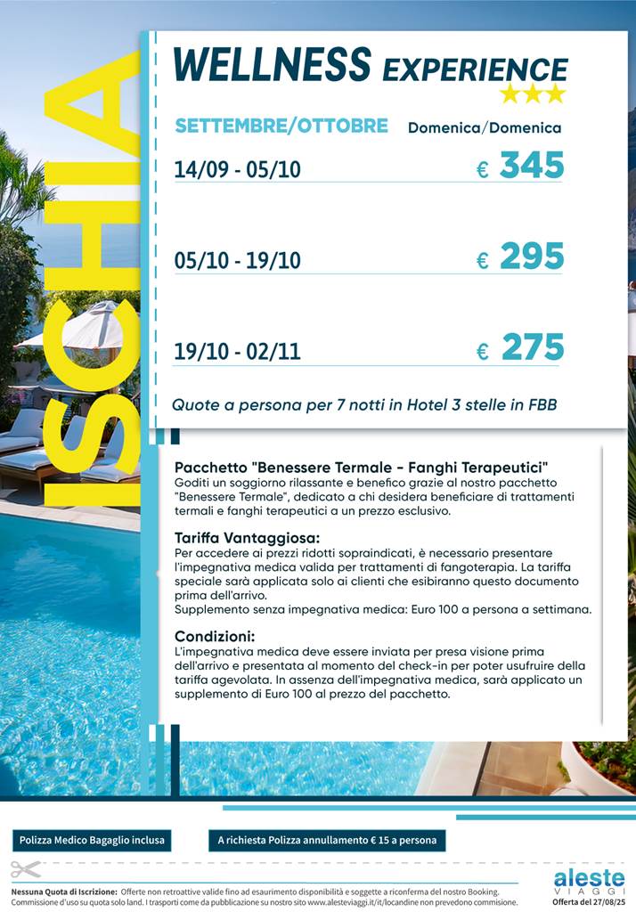 2025 ischia well exp settembre ottobre