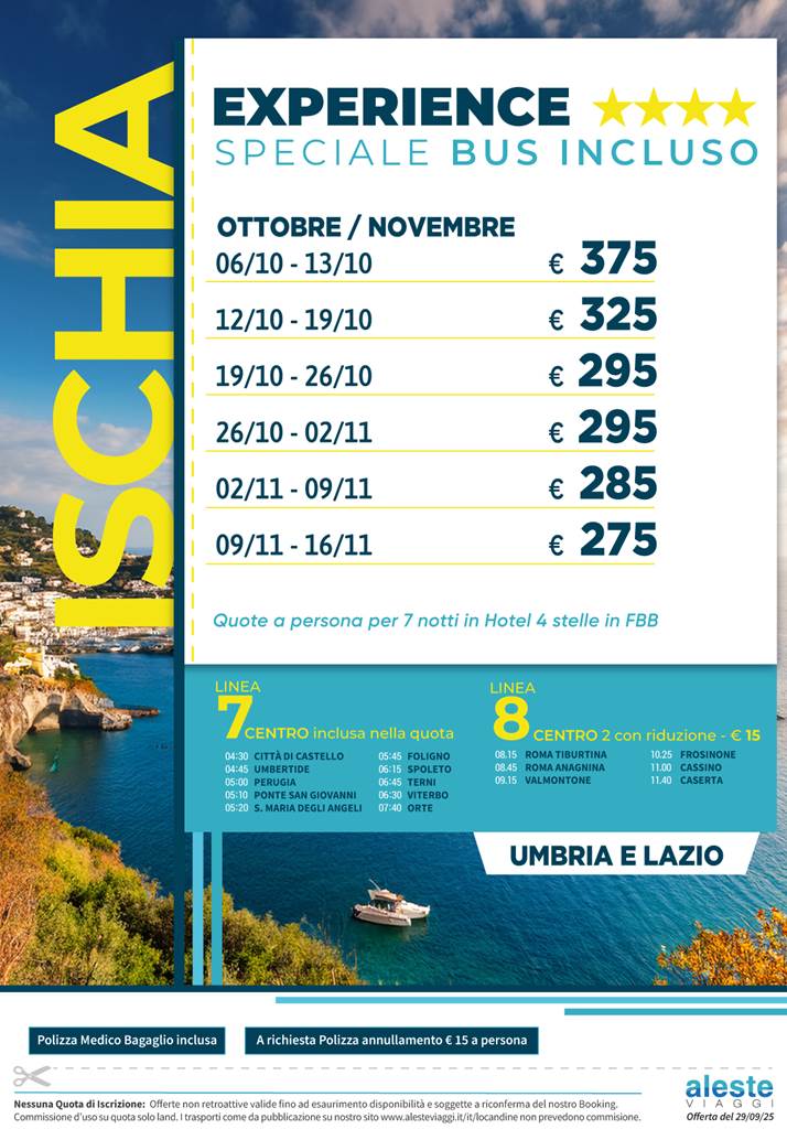 2025 bus umbria e lazio exp4s ottobre novembre