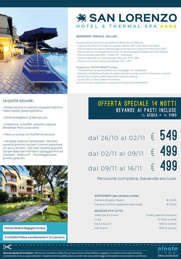 san lorenzo hotel thermal spa ott nov 2025