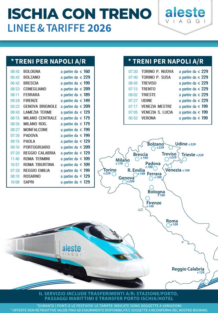 2026 treni orari ischia
