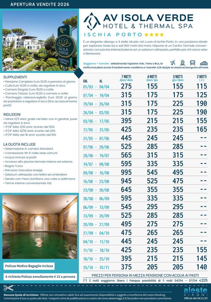 av isola verde 2026 2